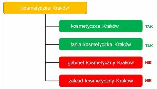 Dopasowanie do wyrażenia w AdWords