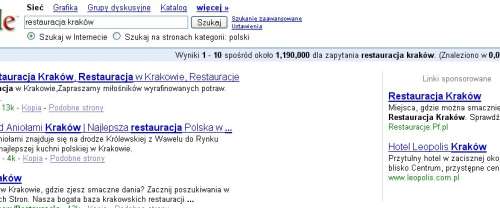 Przykłady reklamy AdWords