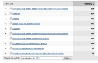 Ciekawy filtr w Google Analytics