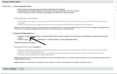 Optymalizator konwersji w interfejsie AdWords