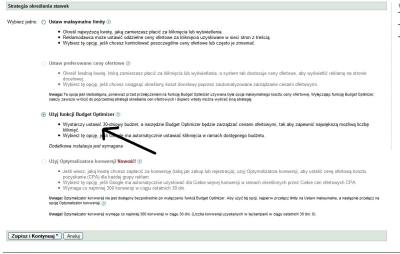 Optymalizator konwersji w interfejsie AdWords
