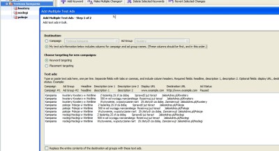 Dodawanie tekstów reklamowych w AdWords