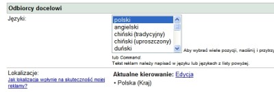 Jak można kierować reklamę Google AdWords