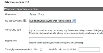 Wyrażenia regularne w Google Analytics - wykorzystanie