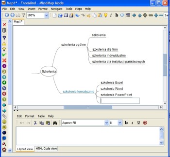 FreeMind - Aplikacja do tworzenia mapy myśli