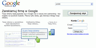 Google AdWords - reklama w Google 