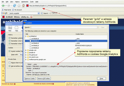 Śledzenie w Google Analytics i Google AdWords