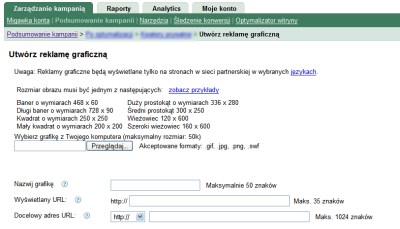 Reklama animowana w Google AdWords