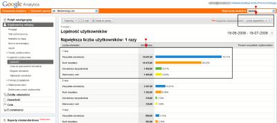 Segmenty wbudowane w Google Analytics