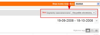 Zaawansowane segmenty w Google Analytics