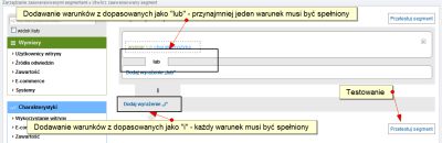 Segmenty niestandardowe w Google Analytics - wymiary i charakterystyki