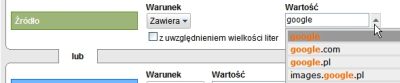 SSegmenty niestandardowe w Google Analytics - tworzenie segmentu