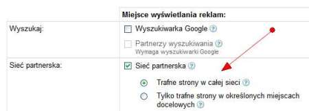 Trafne strony w całej sieci - AdWords