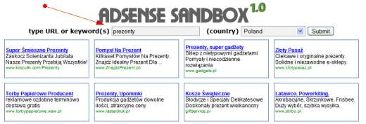 Narzędzie do sprawdzania różnych reklam AdWords wyświetalnych w Sieci Partnerskiej