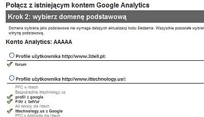 Dane z Adsense w interfejsie Google Analytics