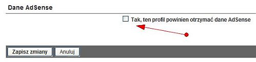 Modyfikacja ustawień z Adsense w interfejsie Google Analytics