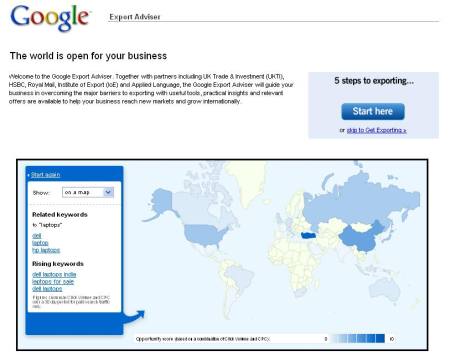 Google Export Advisor