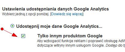 Konwersje z Google Analytics w interfejsie Google AdWords