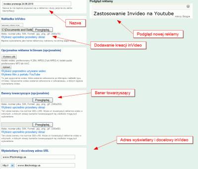 inVideo w Google AdWords