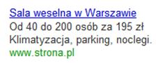 Tekst reklamowy w Google AdWords