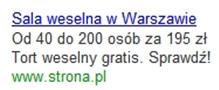 Tekst reklamowy w Google AdWords