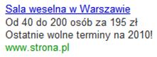 Tekst reklamowy w Google AdWords