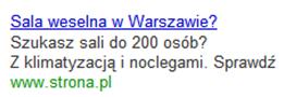 Tekst reklamowy w Google AdWords