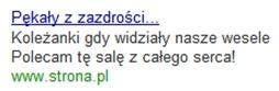 Tekst reklamowy w Google AdWords