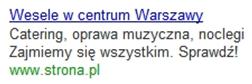 Tekst reklamowy w Google AdWords