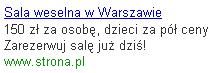 Tekst reklamowy w Google AdWords