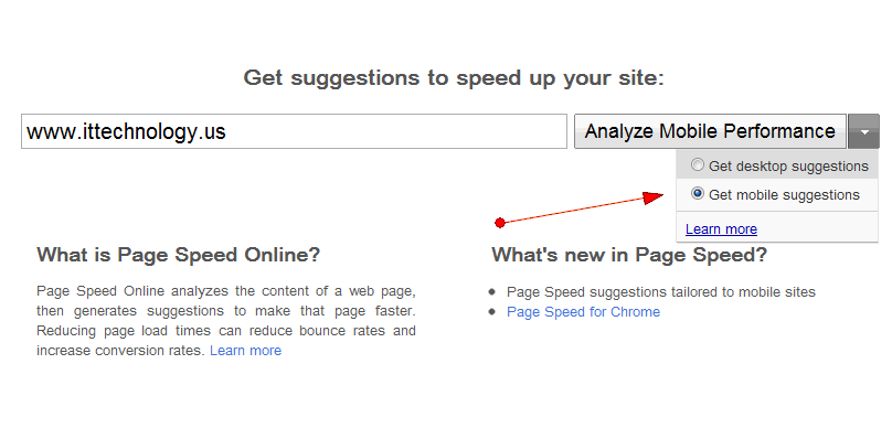 Speed online Google