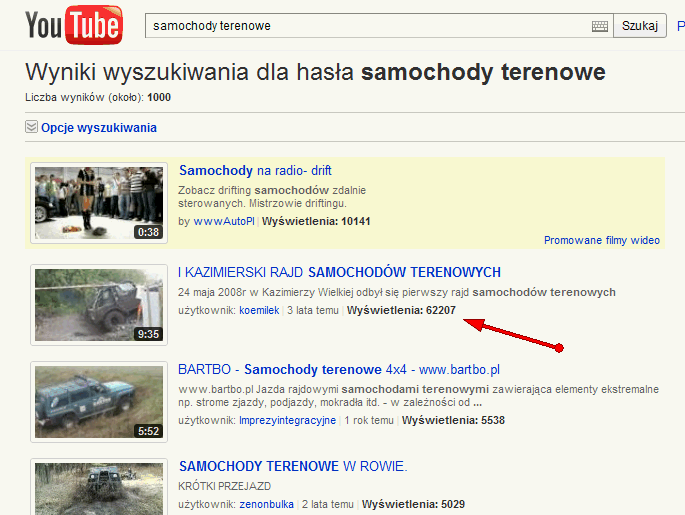 Optymalizacja i pozycjonowanie treści na Youtube