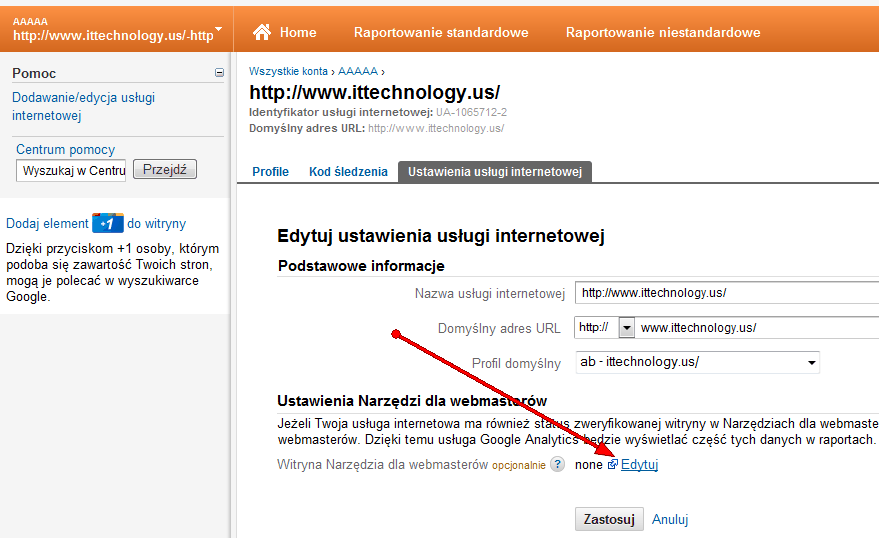 Zaszyfrowane wyszukiwania w Google Analytics