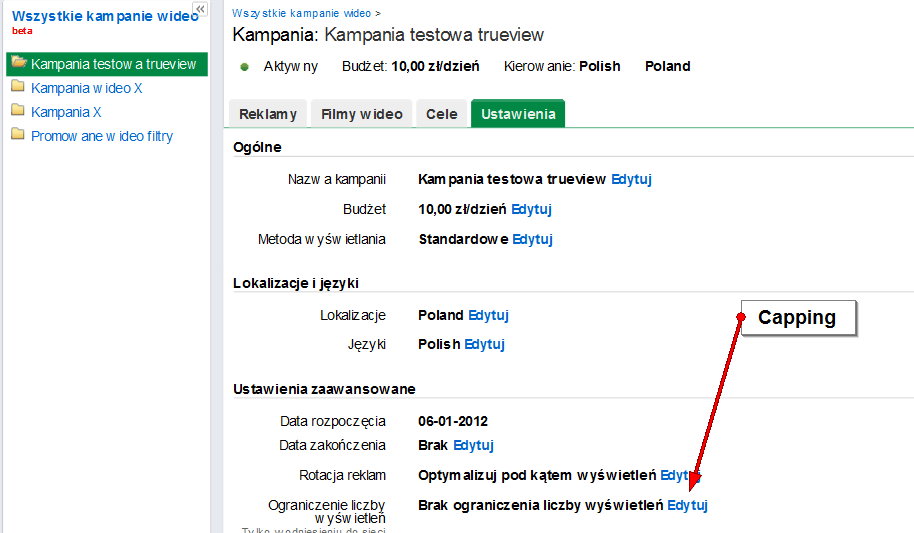 Format Trueview - Trueview przed filmami na Youtube