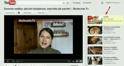 Format Trueview - Trueview przy podobnych filmach wideo na Youtube