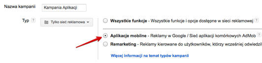 Nowy szablon tworzenia reklamy w AdWords