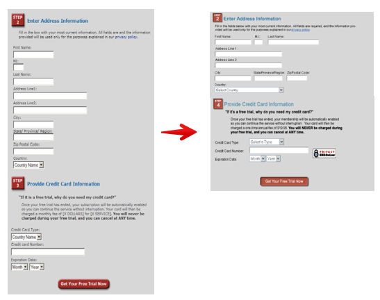 Optymalizacja formularzy internetowych - 