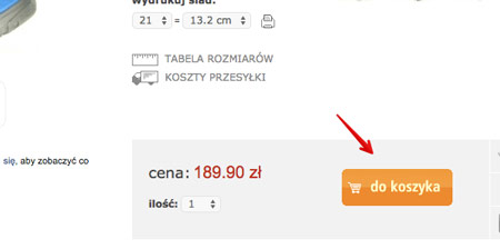 Segmentacja w Google Analytics - dodal do koszyka